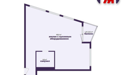 Купить 3-комнатную квартиру, Минск, Жореса Алфёрова ул., 16 (Октябрьский район). Фото 17