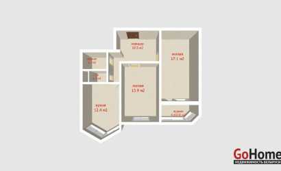 Купить 2-комнатную квартиру, Минск, Балтийская ул., 2 (Ленинский район). Фото 20