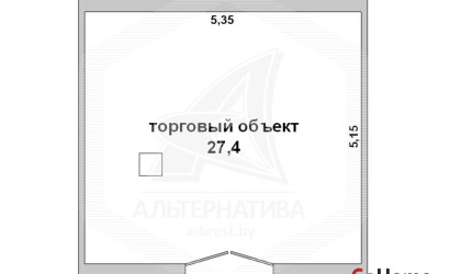 Продажа торгового помещения, Брест, Центр, 27.4 кв.м.. Фото 1