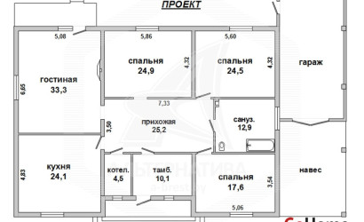  1-этаж.(120 м2), Ракитница(аг. Ракитница)