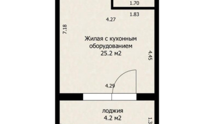 Купить 1-комнатную квартиру, Минск, Брилевская ул., 25 (Октябрьский район). Фото 49