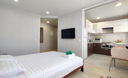 Снять 1-комнатную квартиру на сутки, Бобруйск, улица Октябрьская, д.132. Фото 1