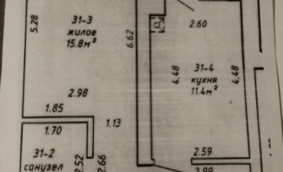 Купить 1-комнатную квартиру, Брест, просп. Республики, д. . Фото 1