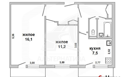 Купить 2-комнатную квартиру, Брест, Южный, ул. Рокоссовского. Фото 9