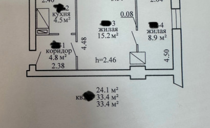 Купить 2-комнатную квартиру, Витебск, 1-я Прядильная, 58. Фото 5
