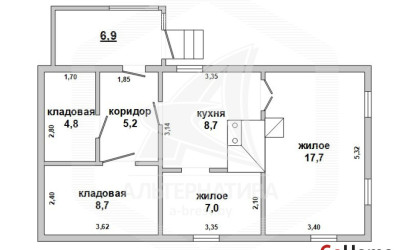 Купить дом в деревне, Степанки, Степанковский с/с, 93.48 соток. Фото 1
