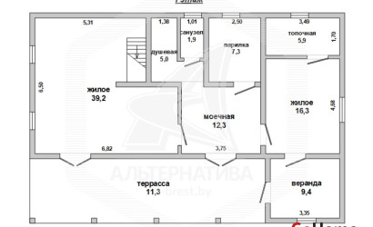 Купить дом, Непли, Клейниковский с/с, 25 соток. Фото 14