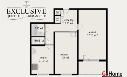 Купить 2-комнатную квартиру, Минск, Крупской ул., 2 (Заводской район). Фото 1