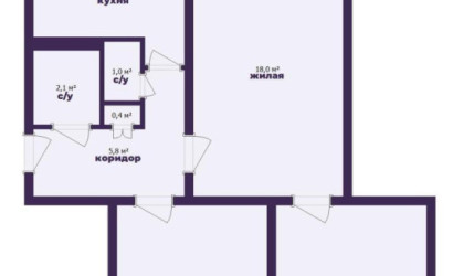 Купить 3-комнатную квартиру, Минск, Мавра ул., 66 (Фрунзенский район). Фото 2