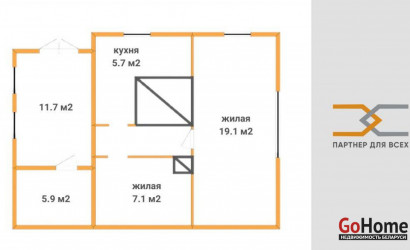 Купить дом, Новые Рачковичи, Центральная ул., 14 соток. Фото 17