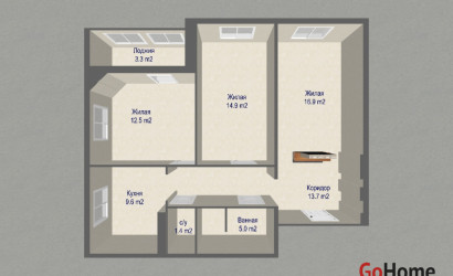 Купить 3-комнатную квартиру, Минск, ул. Матусевича, д. 69 (Фрунзенский район). Фото 2