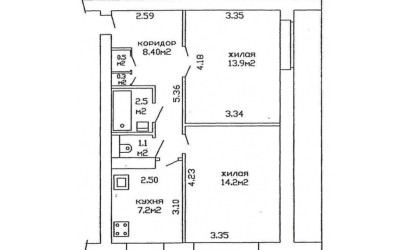 Купить 2-комнатную квартиру, Минск, Логойский тракт, 21/1 (Советский район). Фото 1