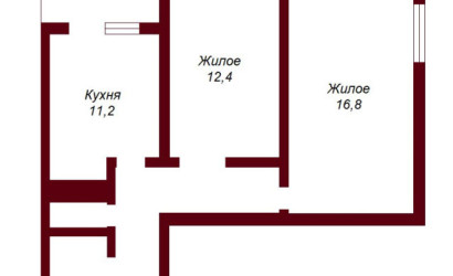 Купить 2-комнатную квартиру, Брест, ул. Вульковская, д. . Фото 10