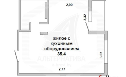 Купить 1-комнатную квартиру, Брест, Ковалево, ул. Октябрьской Революции. Фото 16