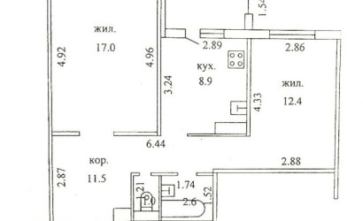 Купить 2-комнатную квартиру, Бобруйск, Ванцетти, 3. Фото 8