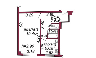Купить 1-комнатную квартиру, Гродно, Фолюш, 15/199. Фото 10