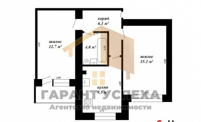 Купить 2-комнатную квартиру, Брест, ул. Кирова, д. . Фото 12