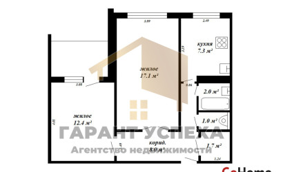 Купить 2-комнатную квартиру, Брест, ул. Октябрьской революции. Фото 13