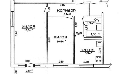 Купить 2-комнатную квартиру, Слуцк, Ленина ул., 154. Фото 16