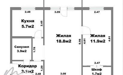 Купить 2-комнатную квартиру, Минск, Берута ул., 18/3 (Фрунзенский район). Фото 28