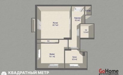 Купить 2-комнатную квартиру, Минск, Богдановича ул., 22(Центральный район). Фото 20