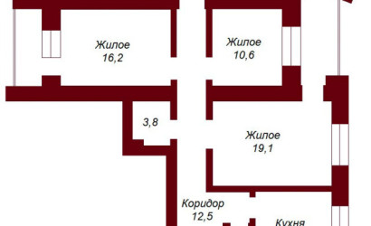 Купить 4-комнатную квартиру, Брест, ул. Московская, д. . Фото 15