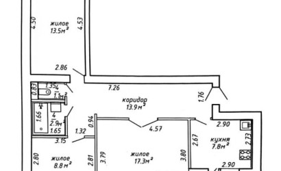 Купить 3-комнатную квартиру, Молодечно, Великий Гостинец ул., 121. Фото 23