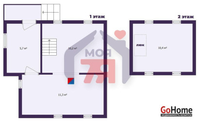 Купить дом в деревне, ПЕЛЕНГ, 8 соток. Фото 9