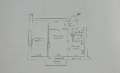 Купить 2-комнатную квартиру, Барановичи, Курчатова , 17. Фото 18