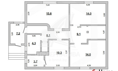 Купить дом, Брест, Мухавецкий с/с, 3.92 соток. Фото 25