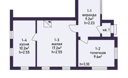 Купить 2-комнатную квартиру, Новая Рудица, Центральная ул.. Фото 21