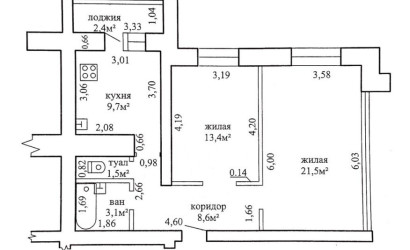 Купить 2-комнатную квартиру, Барановичи, Гаевая, 48. Фото 2