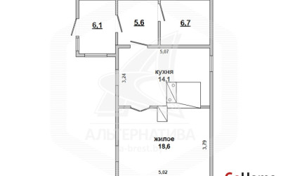 Купить дом, Дубрава, Знаменский с/с, 21 соток. Фото 7