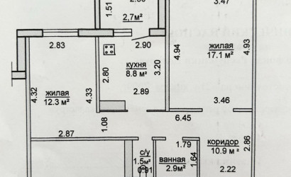 Купить 2-комнатную квартиру, Гродно, Соломовой, 153. Фото 16