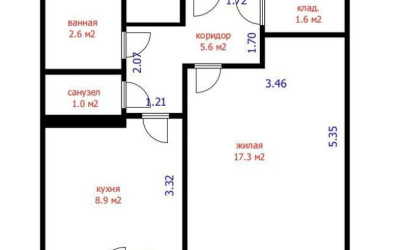 Купить 1-комнатную квартиру, Минск, Шаранговича ул., 44(Фрунзенский район). Фото 2