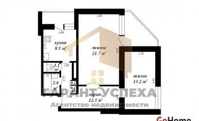 Купить 2-комнатную квартиру, Брест, ул. Московская. Фото 20