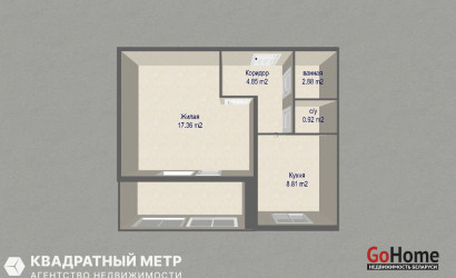 Купить 1-комнатную квартиру, Мачулищи, Молодежная 18. Фото 13