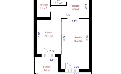 Купить 1-комнатную квартиру, , Логойский тракт, 15/1 (). Фото 22