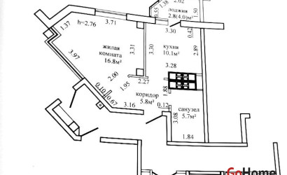 Купить 1-комнатную квартиру, Гродно, Виктора Саяпина, 10. Фото 10