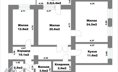 Купить 3-комнатную квартиру, Бобруйск, 50 лет ВЛКСМ ул., 4. Фото 11