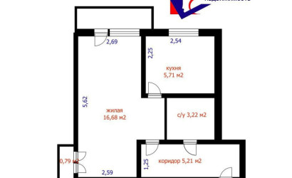 Купить 1-комнатную квартиру, Минск, Волоха ул., 9/1 (Московский район). Фото 12