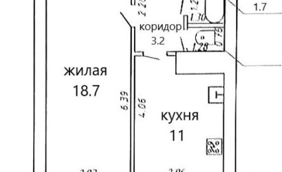 Купить 1-комнатную квартиру, Барановичи, Репина, 60А. Фото 11