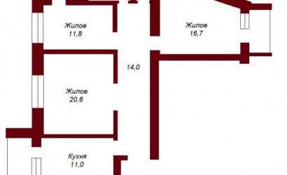 Купить 3-комнатную квартиру, Брест, ул. Речицкая, д. . Фото 13