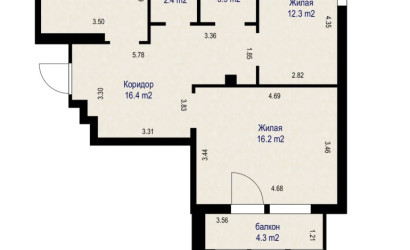 Купить 2-комнатную квартиру, Минск, просп. газеты Правда, д. 9а (Московский район). Фото 19