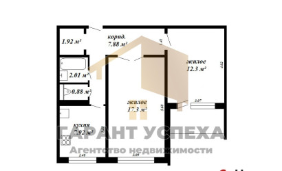 Купить 2-комнатную квартиру, Брест, ул. Кирова, д. . Фото 11