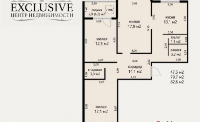 Купить 3-комнатную квартиру, Минск, Чеботарева ул., 16 (Партизанский район). Фото 15