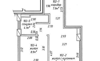 Купить 2-комнатную квартиру, Минск, Белградская, 11 (Октябрьский район). Фото 1