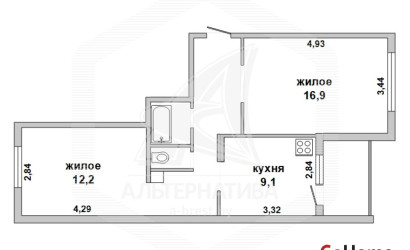 Купить 2-комнатную квартиру, Брест, Южный, ул. Гвардейская. Фото 16