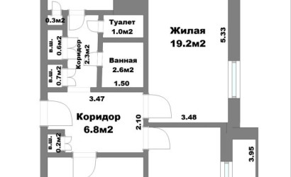 Купить 3-комнатную квартиру, Боровляны, 40 Лет Победы ул., 8. Фото 26