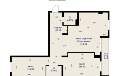 Купить 3-комнатную квартиру, Минск, просп. Дзержинского, д. 15 (Московский район). Фото 20